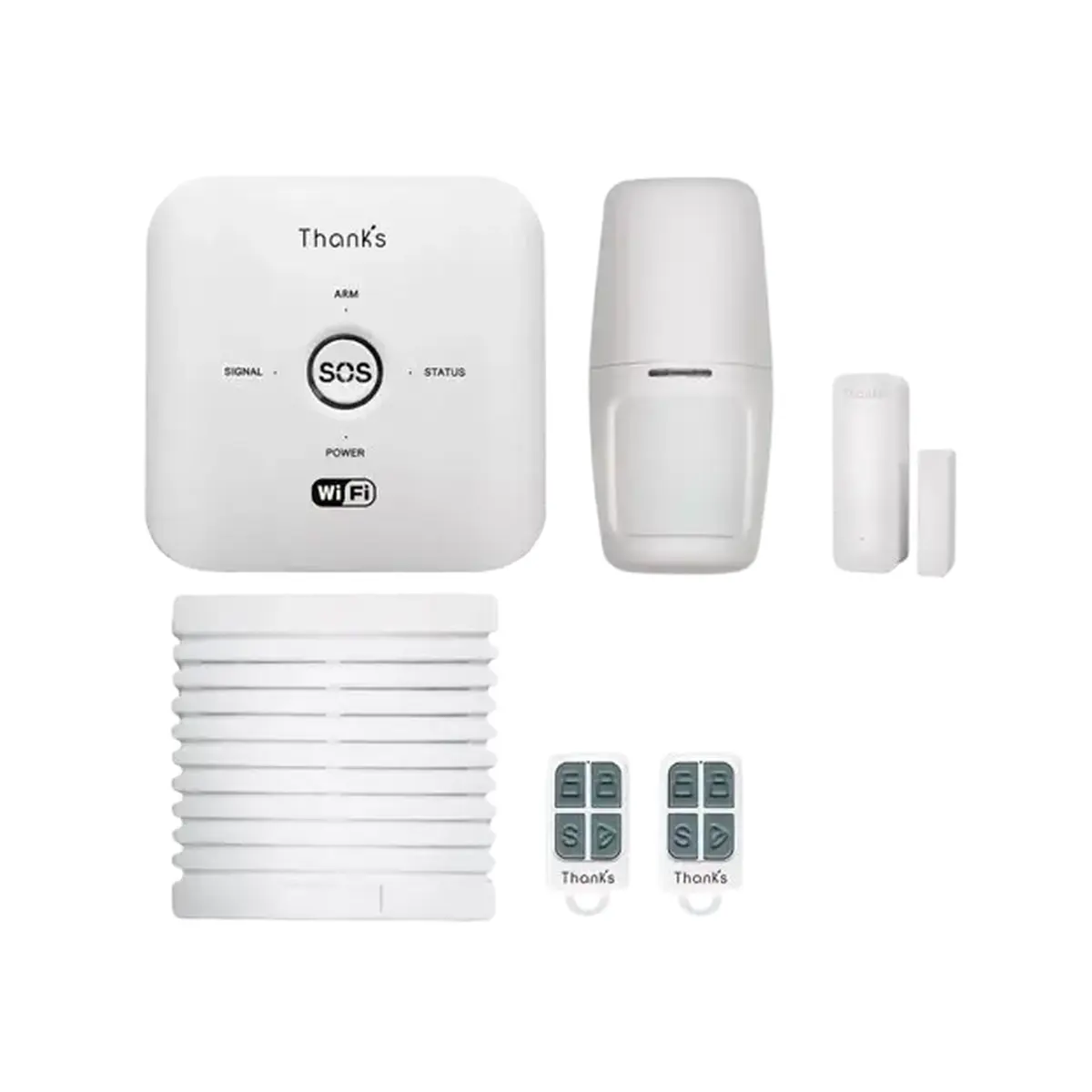 Alarme sans fil Wi-Fi avec application smartphone