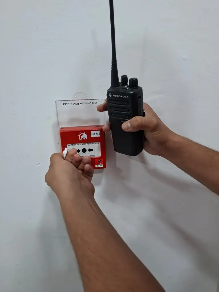 Déclencheur Manuel (BG) d'Alarme Incendie /Test avec clé  