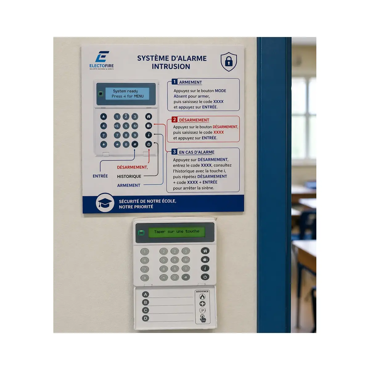 Installation, Alarme intrusion