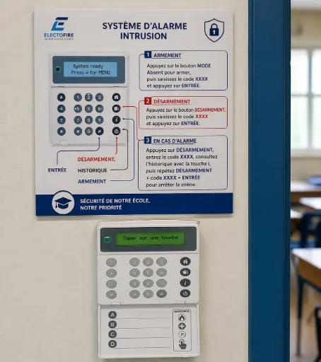 Installation, Alarme intrusion